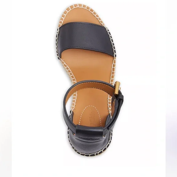 See By Chloe Glyn Platform Wedge Espadrille Sandals - Picture 6 of 16